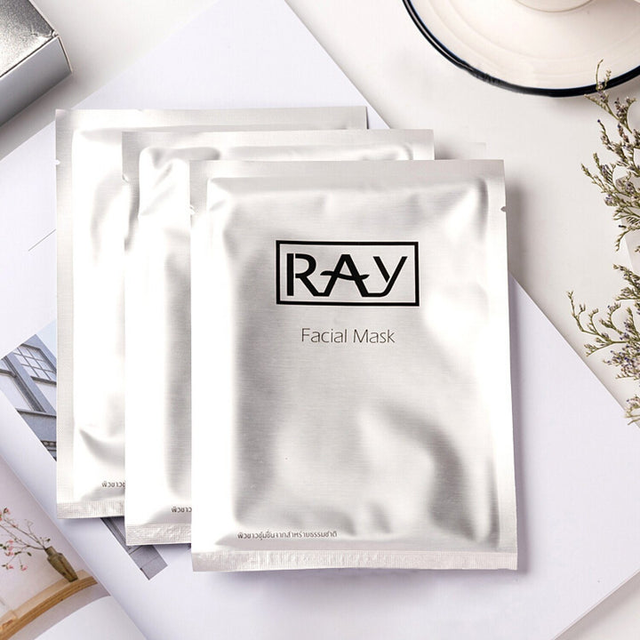 Ray Facial Silk Mask - Silver (10 Sheets) - NANA MALL