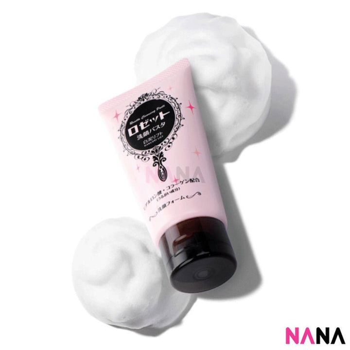 Rosette Cleansing Foam/ Paste 120g x 2 - White Clay/ Pink - NANA MALL
