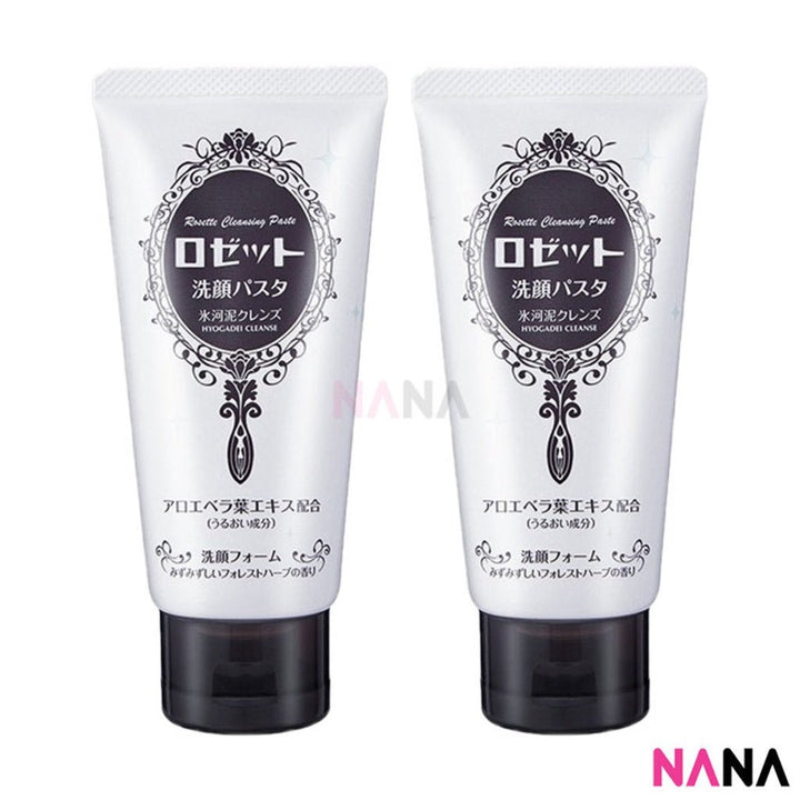 Rosette Cleansing Paste Glacial Clay 120g x 2 - White - NANA MALL