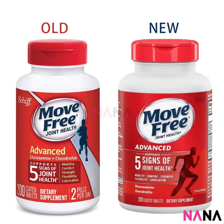 Schiff Move Free Advanced Joint Health Supplement with Glucosamine and Chondroitin 200 Tablets - NANA MALL