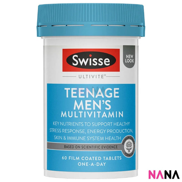 Swisse Ultivite Teenage Men’s Multivitamin 60 Tablets (EXP:06 2025)