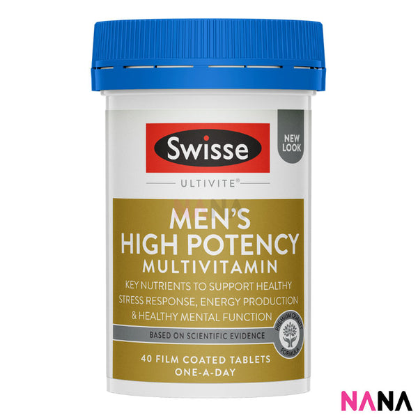 Swisse Men's High Potency Multivitamin 40 Tablets (EXP:12 2024)