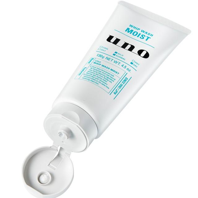 Shiseido Uno Men's Face Wash Whip Non Scrub 130g - Moist Men Shiseido 