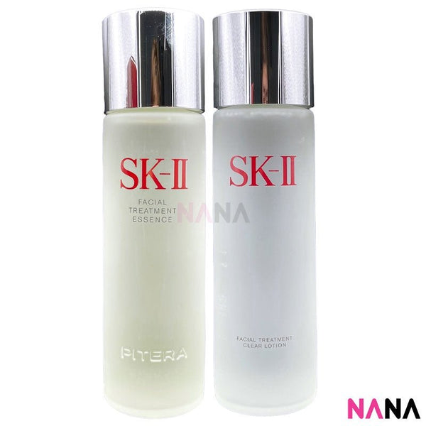 SK - II Pitera Deluxe Set (Clear Lotion 230ml + Pitera Essence 230ml) [SK2 SKII SK ii Pitera 皇牌护肤套装 精华露神仙水+嫩肤清莹露] - NANA MALL