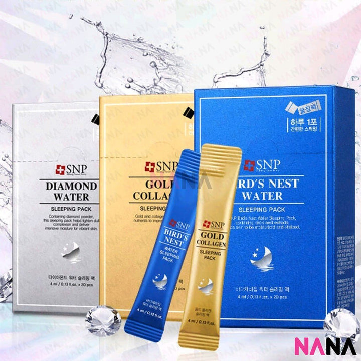SNP Bird's Nest Water Sleeping Pack 4ml x 20pcs - NANA MALL