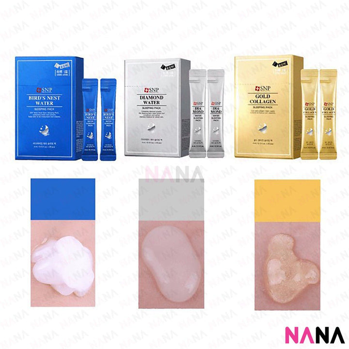 SNP Bird's Nest Water Sleeping Pack 4ml x 20pcs - NANA MALL