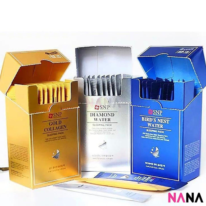 SNP Bird's Nest Water Sleeping Pack 4ml x 20pcs - NANA MALL