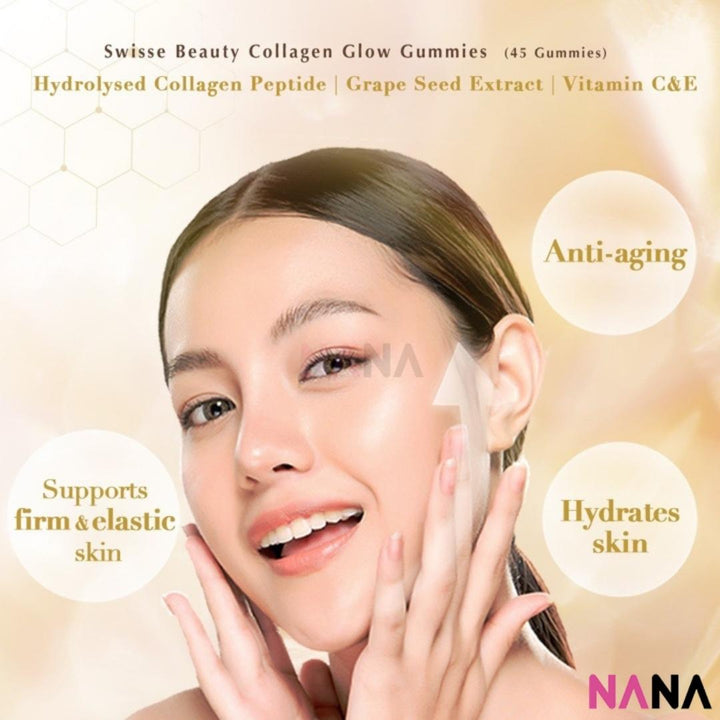 Swisse Beauty Collagen Glow Gummies 45 Gummies x 2 - NANA MALL