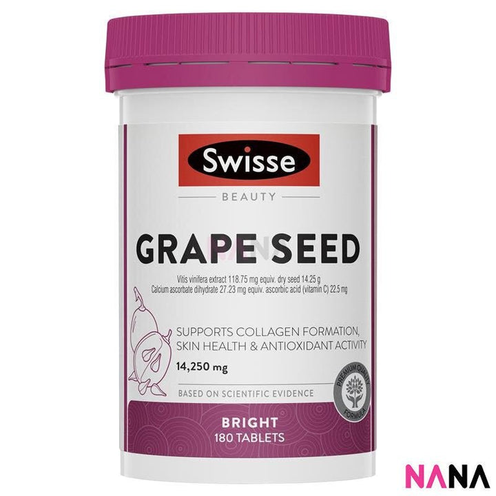Swisse Beauty Grape Seed 14,250mg 180 Capsules x2 - NANA MALL