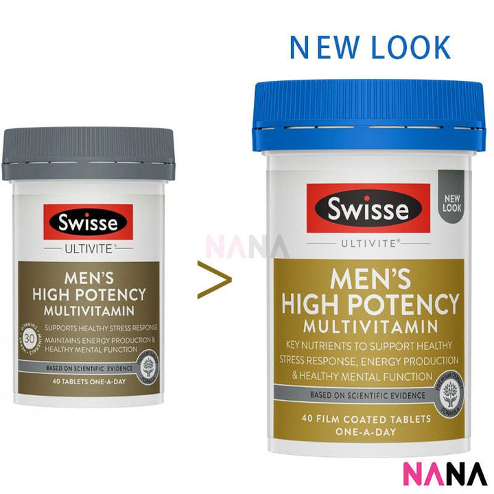 Swisse Men's High Potency Multivitamin 40 Tablets - NANA MALL