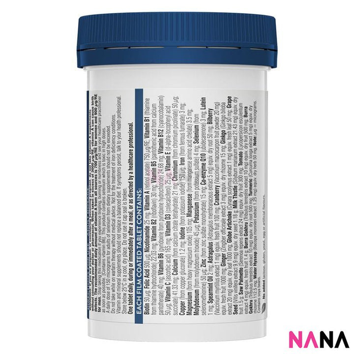 Swisse Men's Ultivite 50+ Multivitamin 90 Tablets - NANA MALL