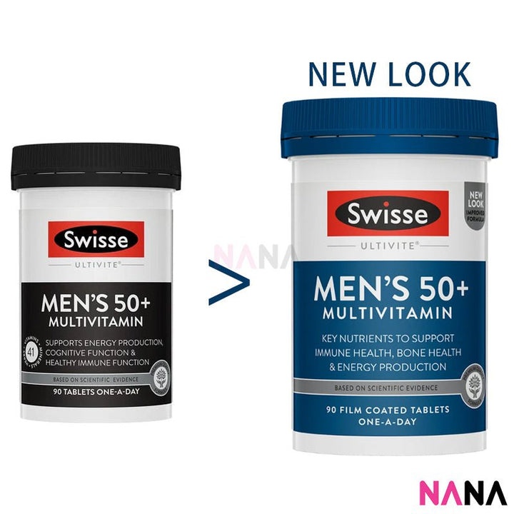 Swisse Men's Ultivite 50+ Multivitamin 90 Tablets - NANA MALL
