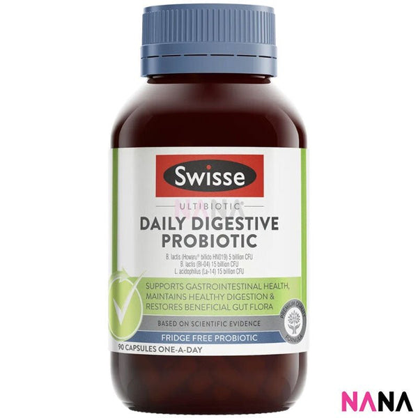 Swisse Ultibiotic Daily Digestive Probiotic 90 Capsules - NANA MALL
