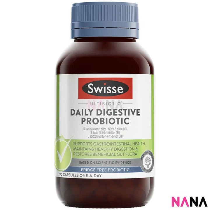 Swisse Ultibiotic Daily Digestive Probiotic 90 Capsules - NANA MALL