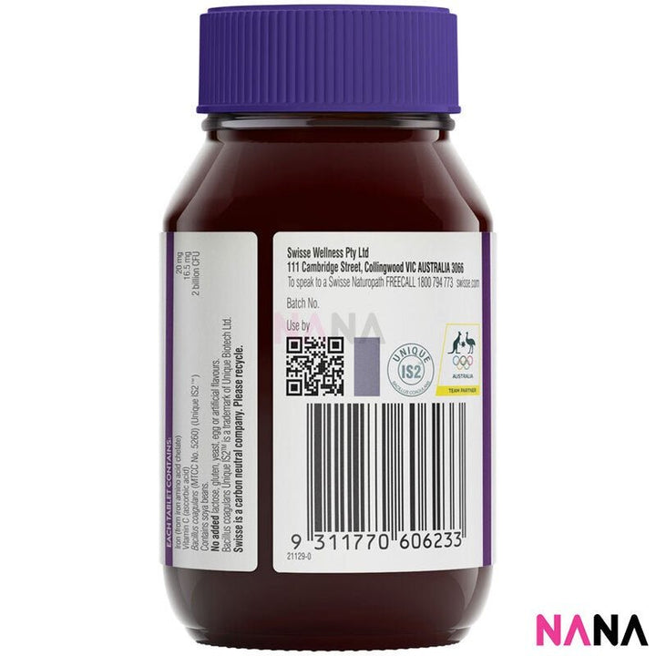 Swisse Ultiboost Iron + Probiotic 30 Tablets - NANA MALL