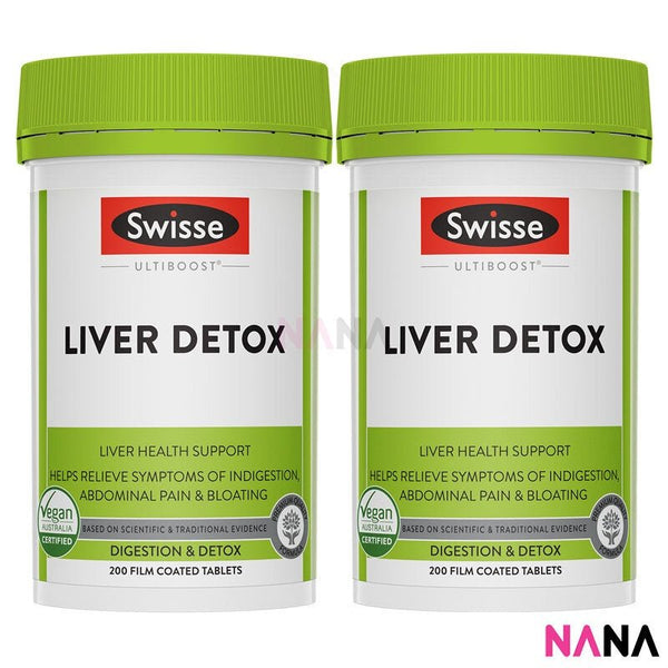 Swisse Ultiboost Liver Detox 200 Tablets x2 - NANA MALL