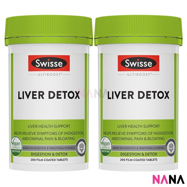 Swisse Ultiboost Liver Detox 200 Tablets x2 - NANA MALL