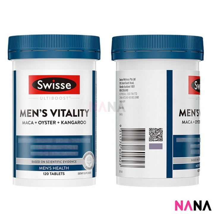 Swisse Ultiboost Men's Vitality (Maca + Oyster + Kangaroo) 120 Tablets - NANA MALL
