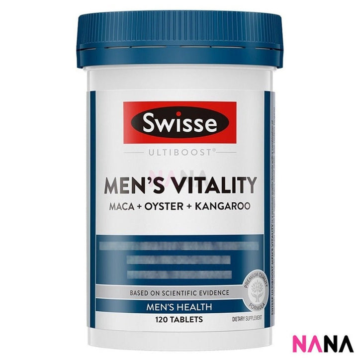 Swisse Ultiboost Men's Vitality (Maca + Oyster + Kangaroo) 120 Tablets - NANA MALL