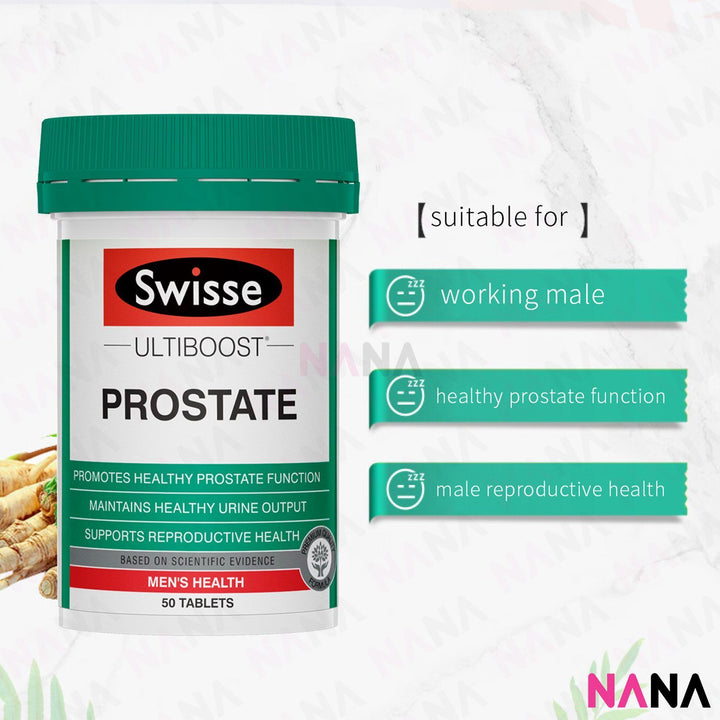Swisse Ultiboost Prostate 50 Tablets [New Packaging] Nutritional Supplements Swisse 