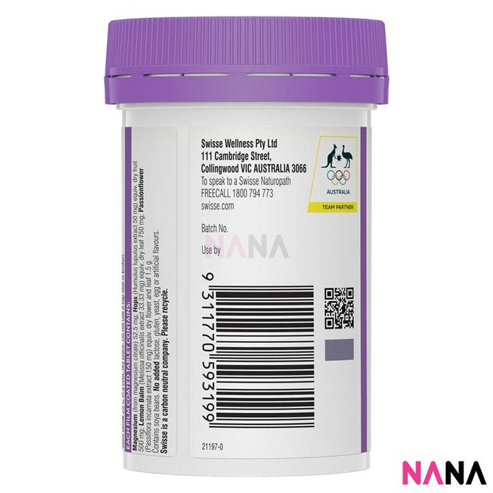 Swisse Ultiboost Relax & Sleep 60 Tablets - NANA MALL