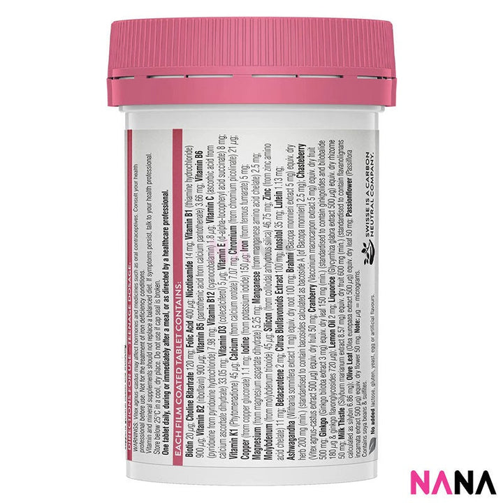 Swisse Ultivite Teenage Women's Multivitamin 60 Tablets - NANA MALL