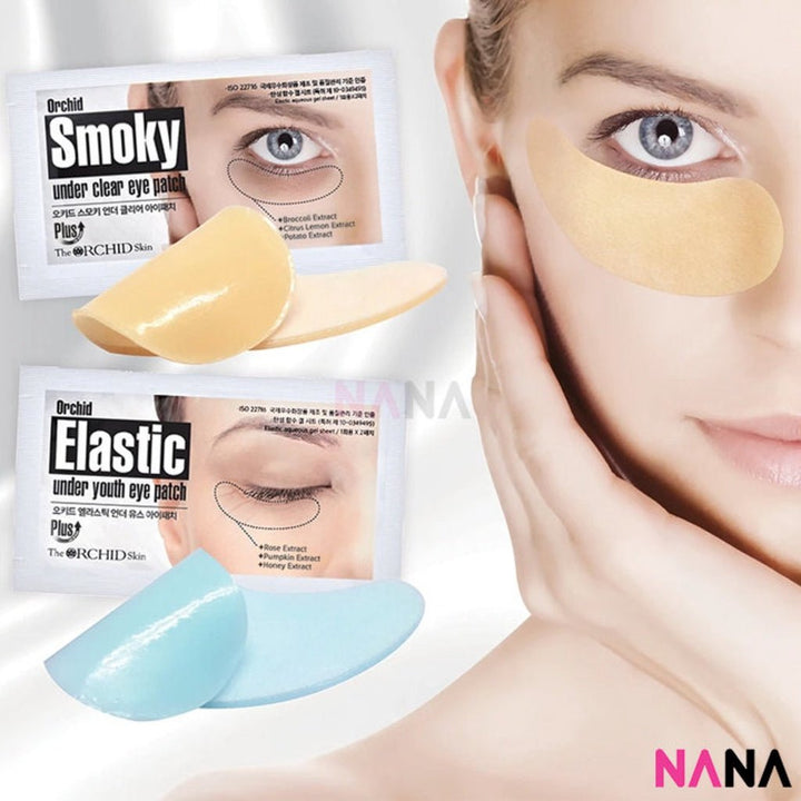 The Orchid Skin Orchid Eye Patch Set:Orchid Smoky Under Clear + Orchid Elastic Under Youth [Plus Upgrade] - NANA MALL