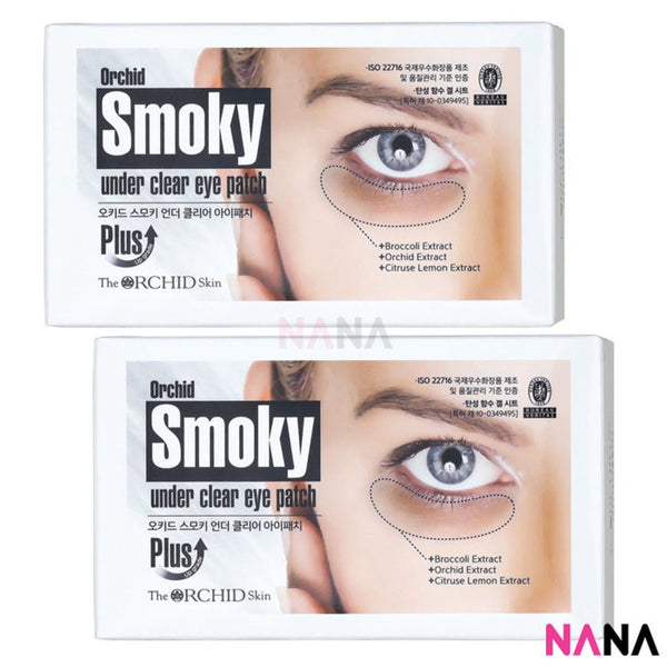 The Orchid Skin Orchid Smoky Under Clear Eye Patch (10 pairs) [Plus Upgrade] x 2 - NANA MALL