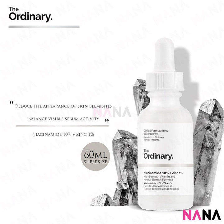 The Ordinary Niacinamide 10% + Zinc 1% 60ml (Supersize) - NANA MALL