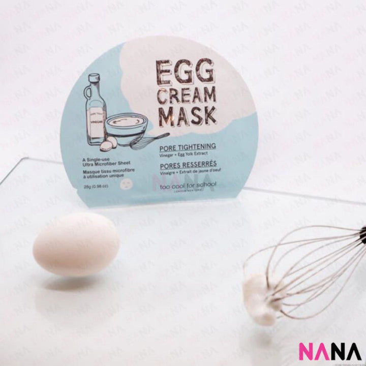 TOO COOL FOR SCHOOL Egg Cream Mask Blue 5pc - NANA MALL