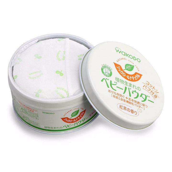 Wakodo Corn Starch SICCAROL Natural Baby Powder (120g) - NANA MALL