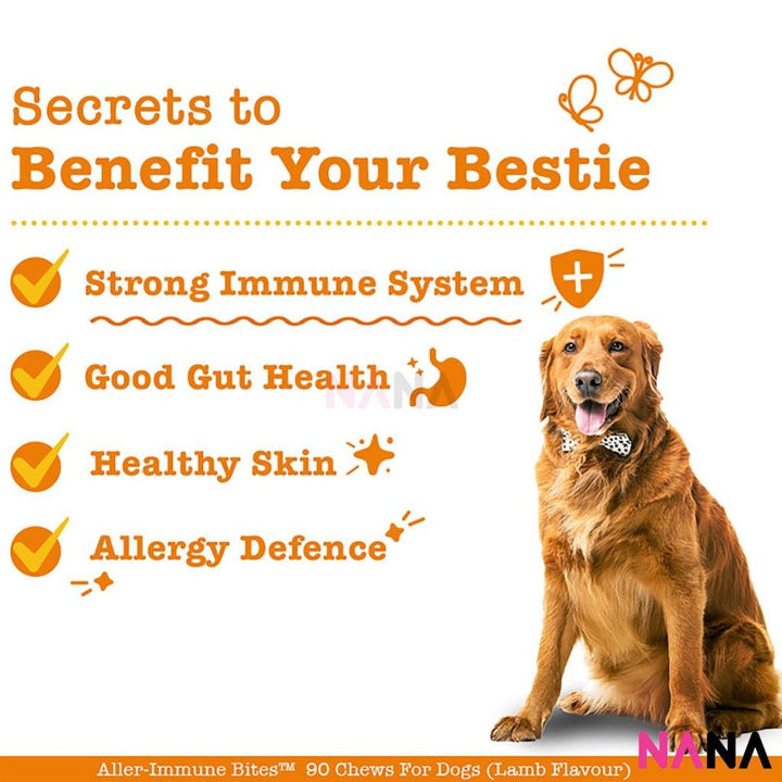 Zesty Paws Aller - Immune Bites Lamb Flavor 90 Soft Chews - NANA MALL