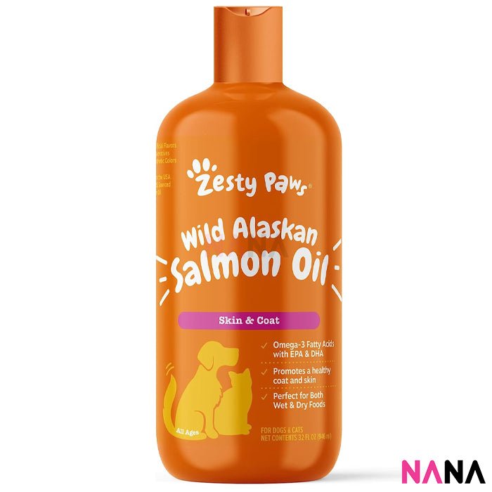 Zesty Paws Premium Quality Cat and Dog Supplements Bites Soft Chews (8 - in - 1 Multifunctional, Senior Dogs Advanced 11 - in - 1, Aller - Immune, Probiotic, Calming, Mobility, Omega, Salmon, Cranberry Bladder, Stay Green, Salmon Oil, Hairball & Calming for Cats) - NANA MALL